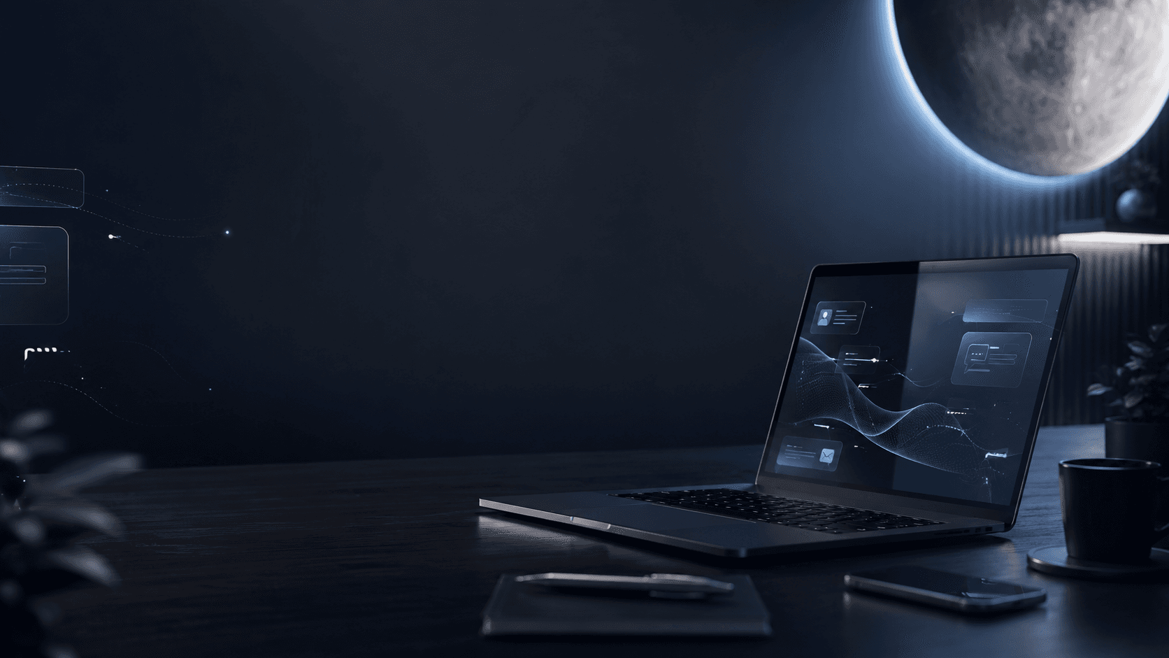 Moon Technology contact background