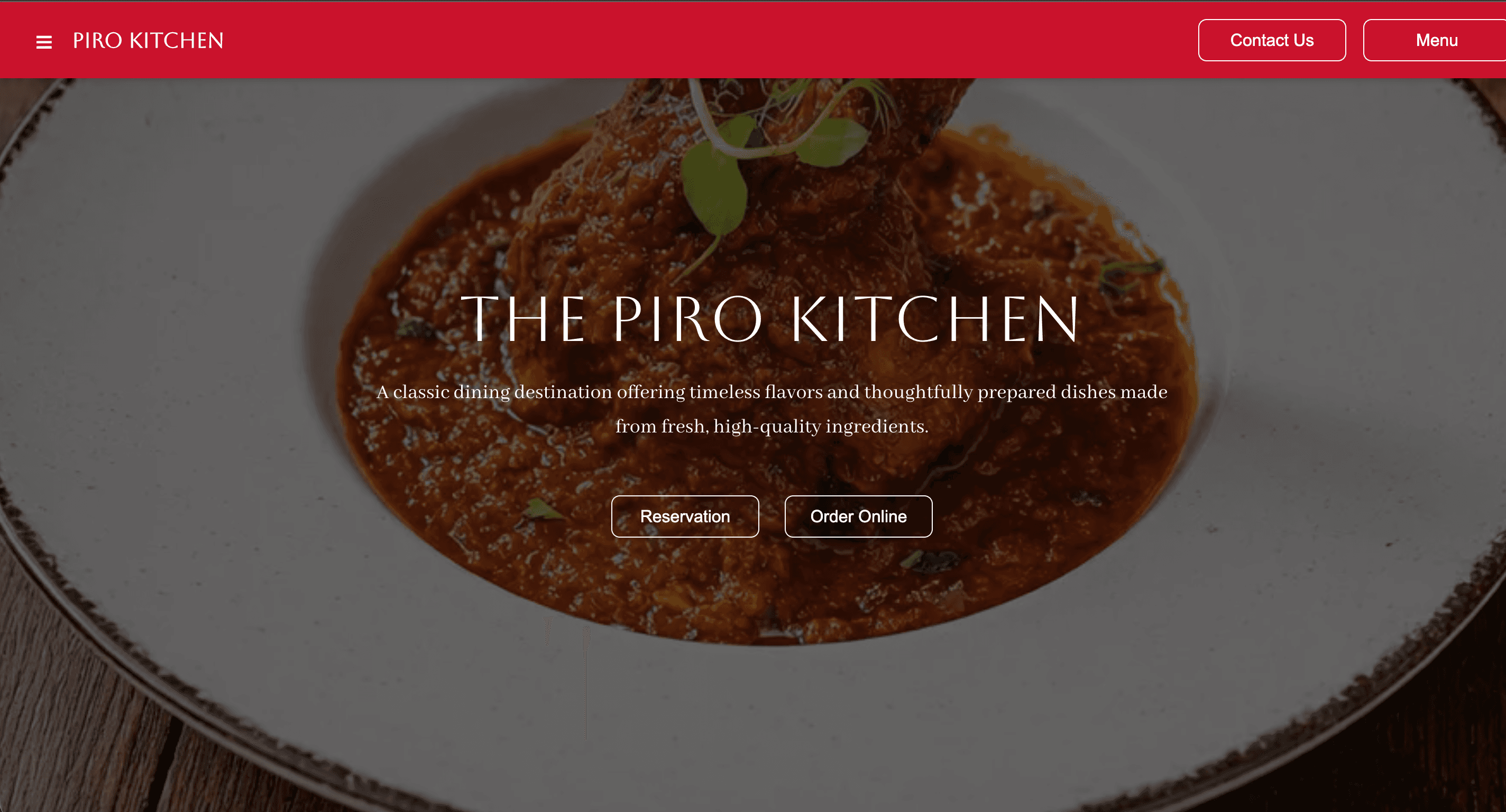 Piro Kitchen project preview