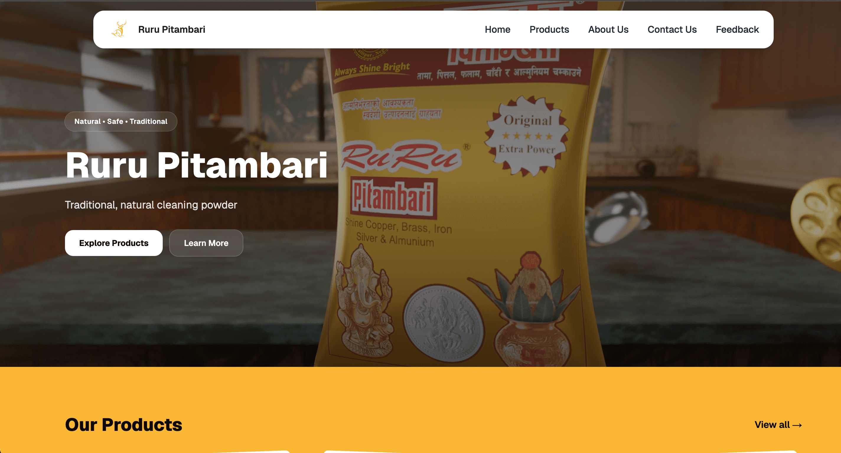 Ruru Pitambari project preview